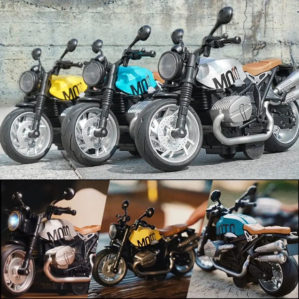 Realistic Miniature Motorcycle Collectible in Bright Colors 2 Realistic Miniature Motorcycle Collectible in Bright Colors - Image 2