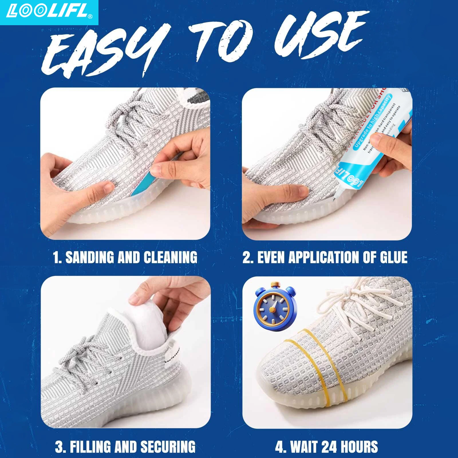 Professional Shoe Repair Kit with Waterproof Adhesive 3 Professional Shoe Repair Kit with Waterproof Adhesive - Image 3