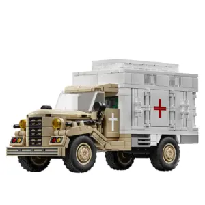 WWII Military Vehicle Model Set with Trailer 15 S96d5725fdce74c5a9872f79f7b9dce24t