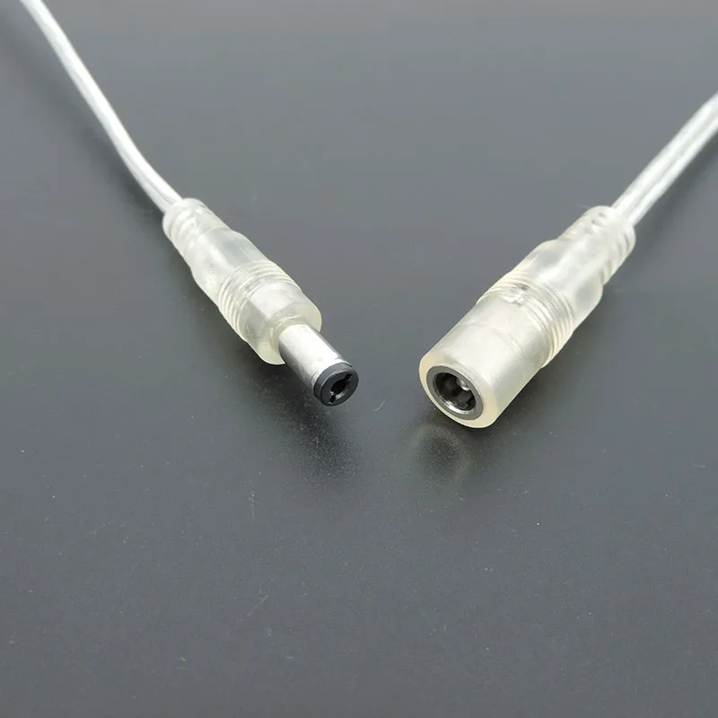 Transparent DC Power Extension Cable 0.2m-1m 5 Transparent DC Power Extension Cable 0.2m-1m - Image 5