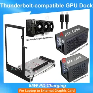 Thunderbolt GPU Dock for High-Speed Graphics