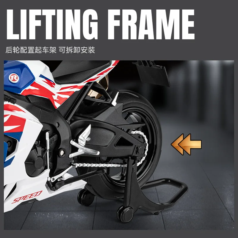 Honda CBR1000 SPEED 1:12 Diecast Motorcycle 4 Honda CBR1000 SPEED 1:12 Diecast Motorcycle - Image 4