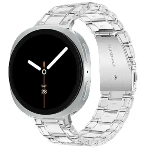 Clear Resin Holographic Strap for Galaxy Watch 8 11 S96e50395697e4f40896d862a48afcaa6H
