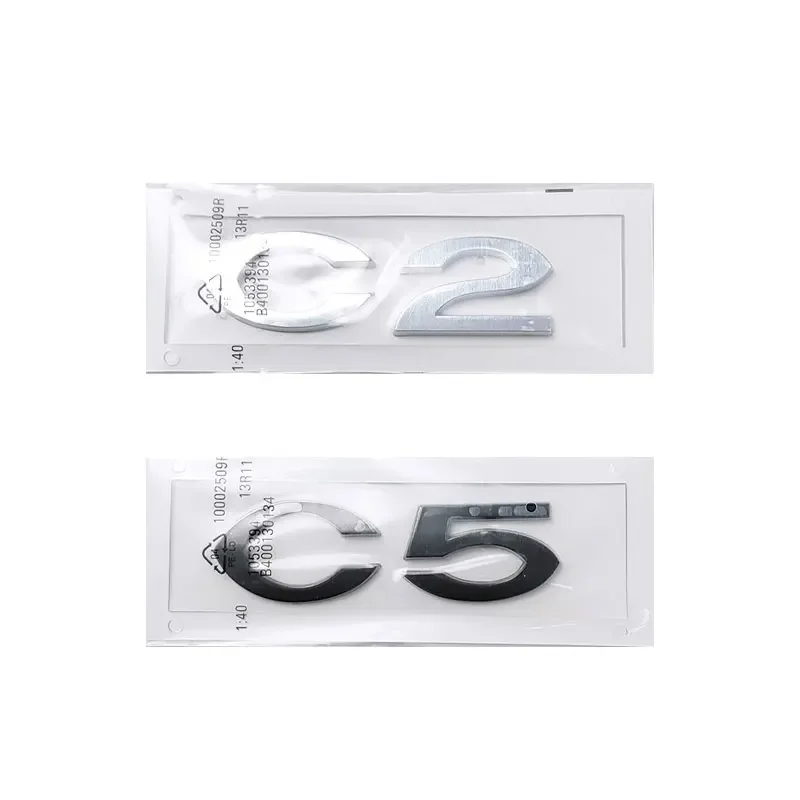 Citroen C5 3D Badge Set in Chrome & Black 5 Citroen C5 3D Badge Set in Chrome & Black - Image 5