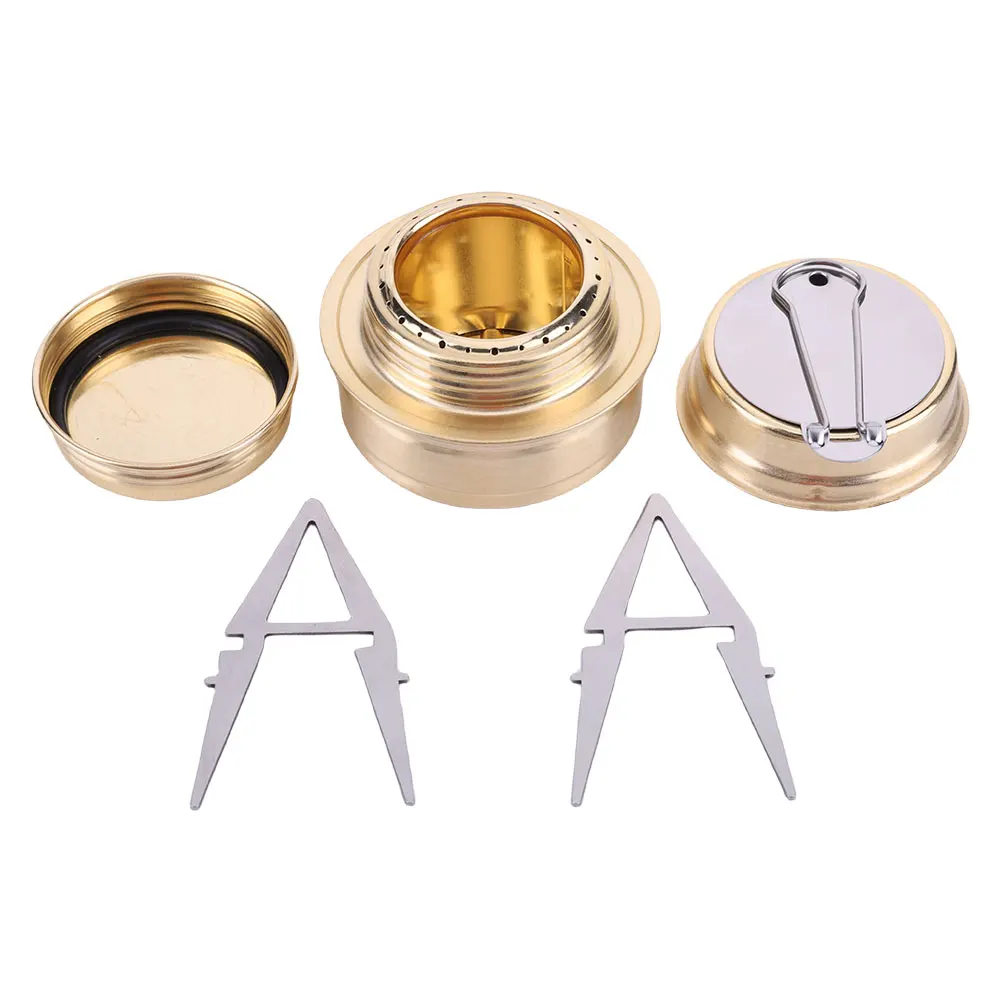 Portable Brass Outdoor Alcohol Stove for Camping 4 Portable Brass Outdoor Alcohol Stove for Camping - Image 4