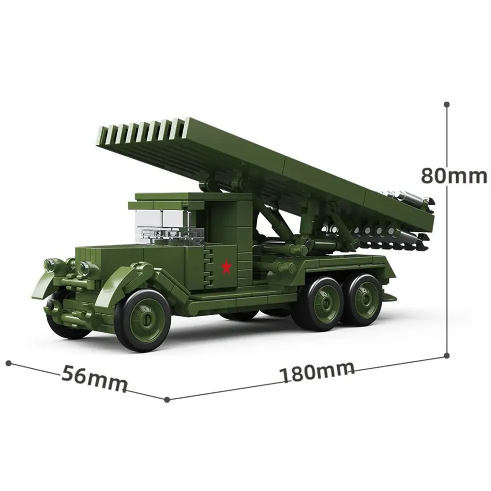 WWII Military Vehicle Building Set (300-469 pcs) 9 WWII Military Vehicle Building Set (300-469 pcs) - Image 9