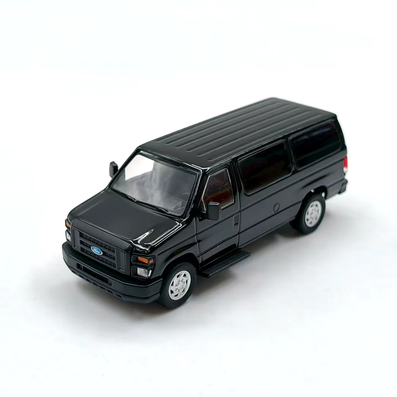 Black Ford E350 Van Diecast Model 1:64 Scale 2 Black Ford E350 Van Diecast Model 1:64 Scale - Image 2