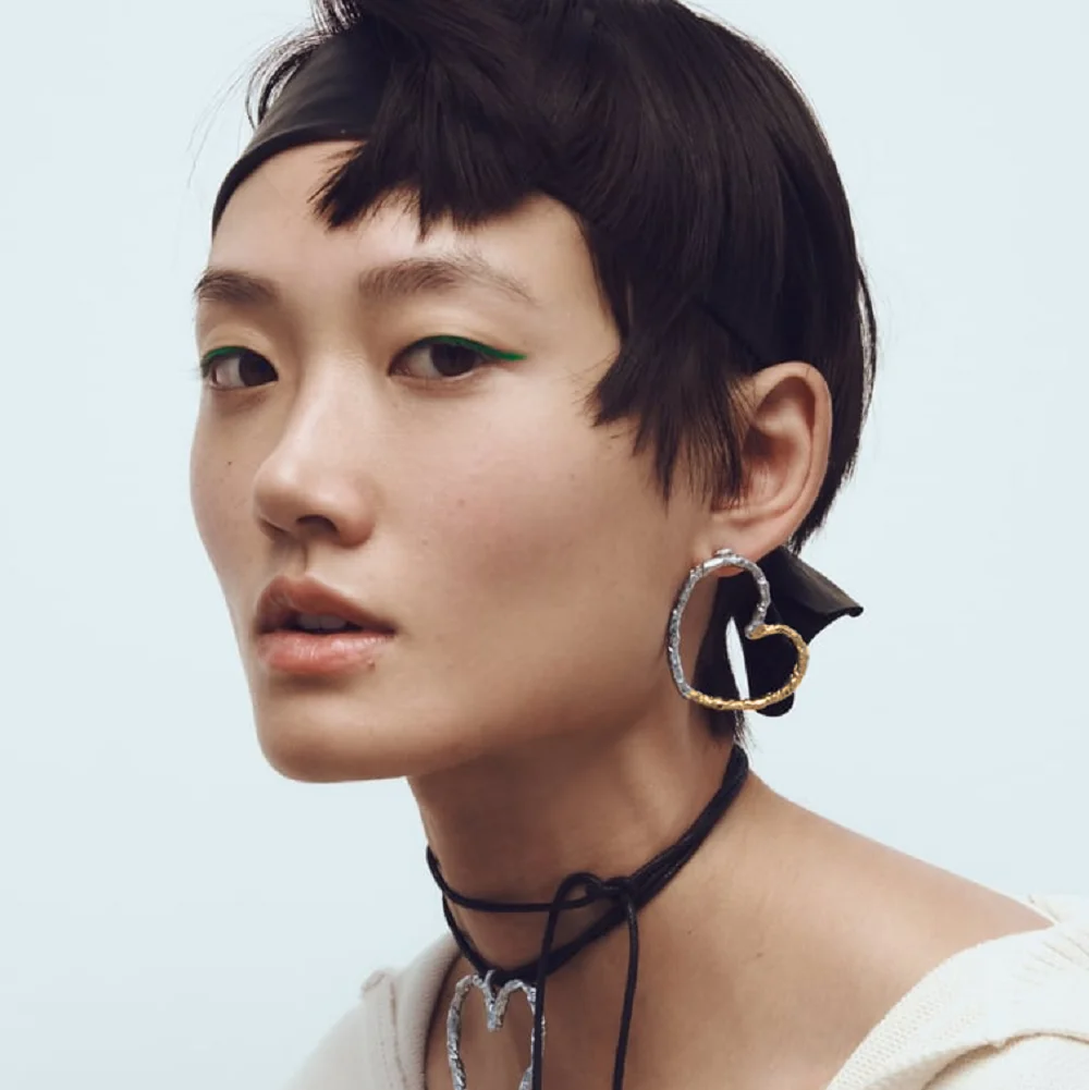 Stainless Steel Heart Earrings for Women 2 Stainless Steel Heart Earrings for Women - Image 2