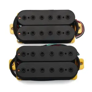 Black 6-String Humbucker Pickup for Guitars 14 S97223c9c1a6a45de869b7eb1b81e96f5s