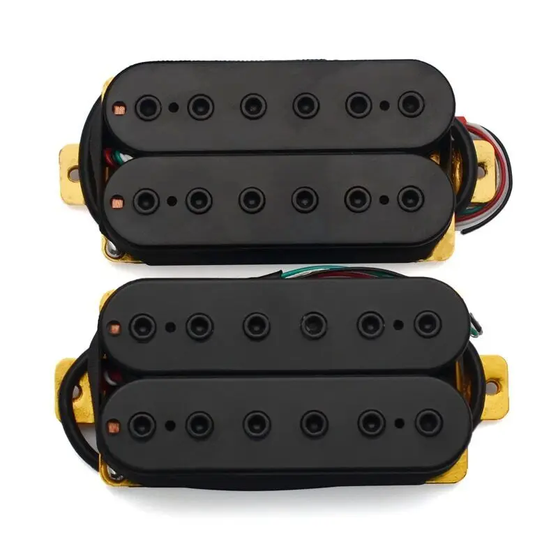 Black 6-String Humbucker Pickup for Guitars 7 Black 6-String Humbucker Pickup for Guitars - Image 7