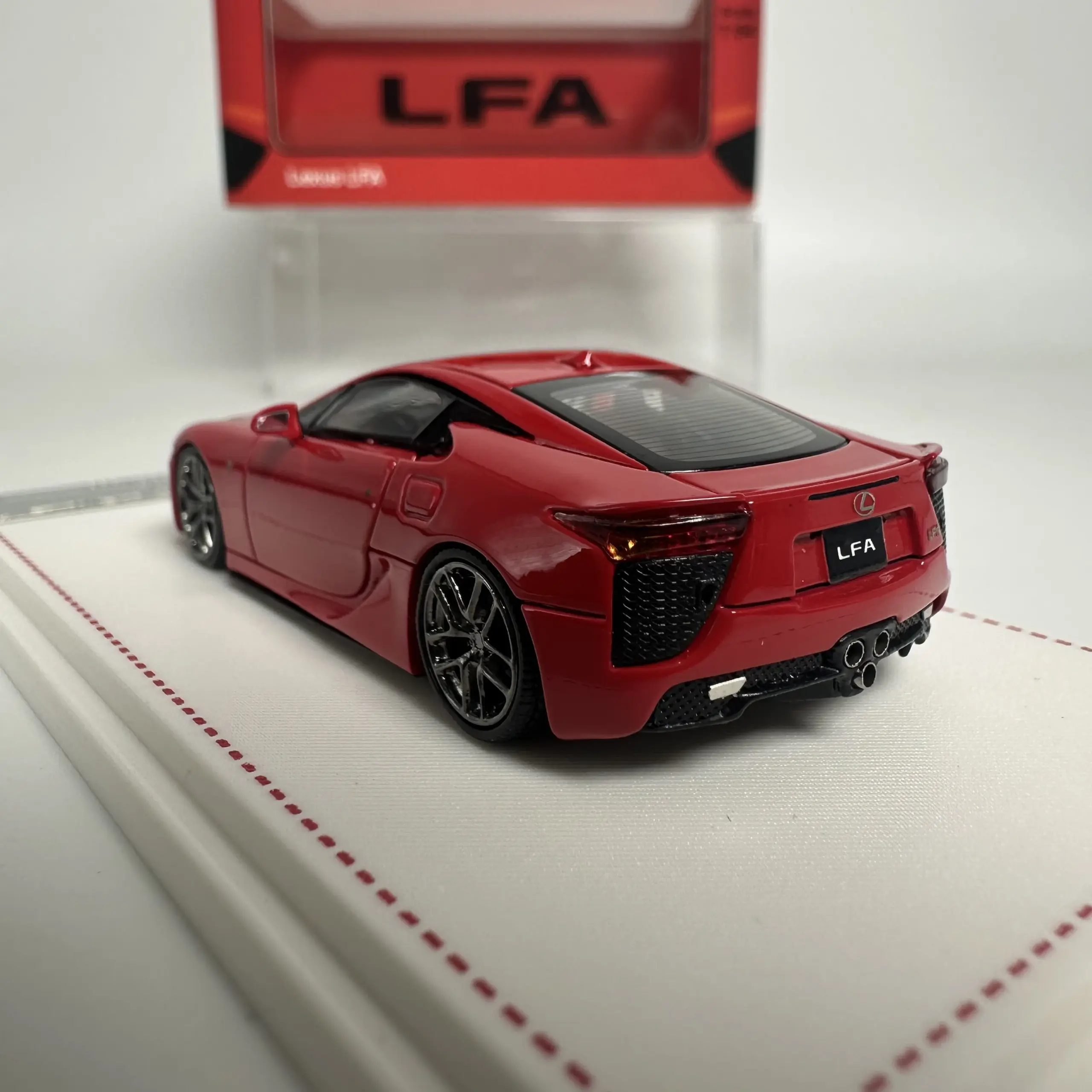Vibrant Red Lexus LFA Diecast Model 3 Vibrant Red Lexus LFA Diecast Model - Image 3