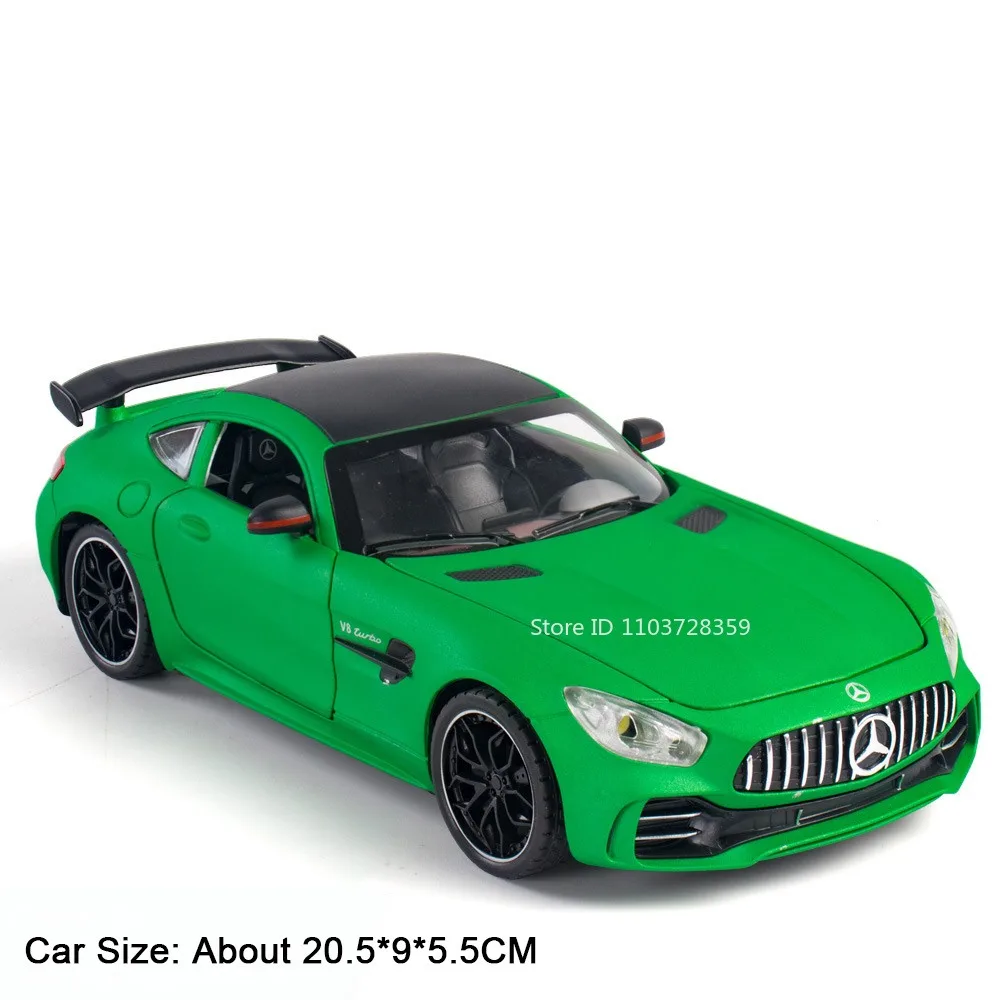 Vibrant Green 1:24 GTR Miniature Car 7 Vibrant Green 1:24 GTR Miniature Car - Image 7