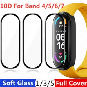 10D Soft Glass Screen Protector for Xiaomi Mi Bands