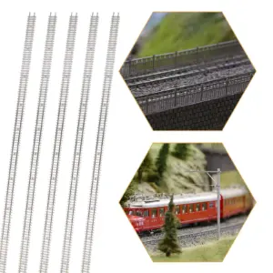 N Scale Copper Track Set with 50cm Sections
