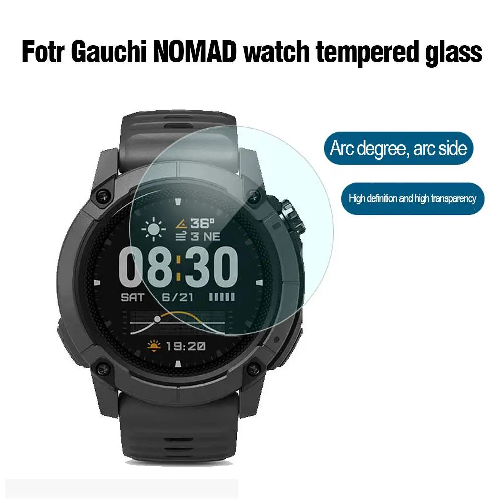 Gauchi NOMAD Watch Tempered Glass Protector 2 Gauchi NOMAD Watch Tempered Glass Protector - Image 2