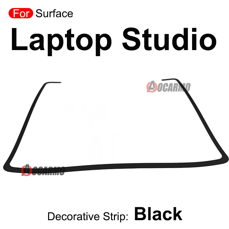Surface Laptop Studio Decorative U-Shaped Strip in Black or Silver 3 Surface Laptop Studio Decorative U-Shaped Strip in Black or Silver - Image 3