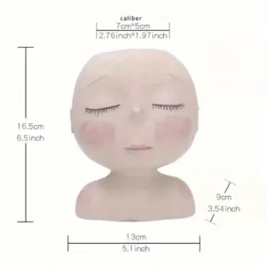 Face-Shaped Resin Vase Model T-12 11 S97b90ca8b3e04100ad87417c904774bcK