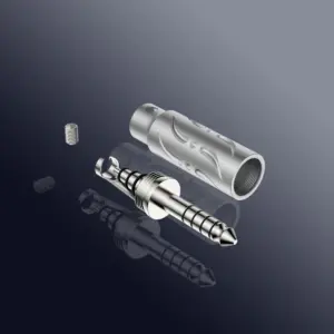 Premium 4.4mm Balanced Headphone Adapter in Brass 9 S97c13d202a9a4b11990ce884f58890f3j