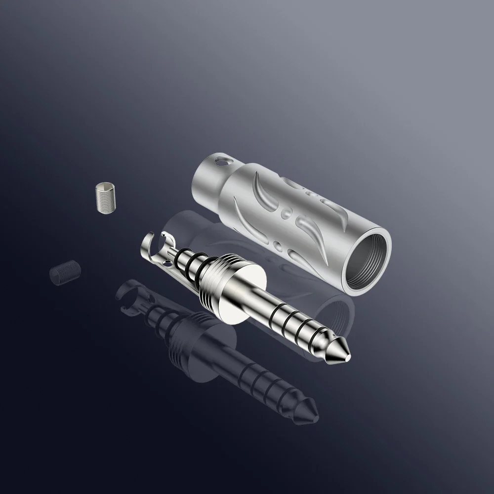 Premium 4.4mm Balanced Headphone Adapter in Brass 3 Premium 4.4mm Balanced Headphone Adapter in Brass - Image 3