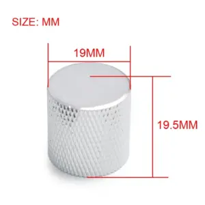 Chrome Metal Control Knobs for Bass Guitars 11 S97c39fb30c984f459586ae82452fa346x