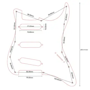 Vibrant Custom Fender Strat Pickguard for US/Mexico 15 S97e7c97572c94c2e8c2af29fe3542c61R