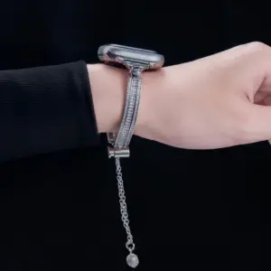 Stainless Steel Diamond-Accent Apple Watch Band 12 S97ea5227a1ba4370bf52d67e80f429f3r