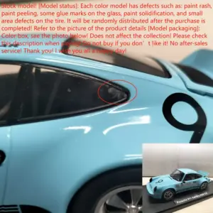 Vibrant Blue 1:18 Porsche 911 Carrera RSR Model 16 S97fae93eccd44ce5bdb331f238e00547P