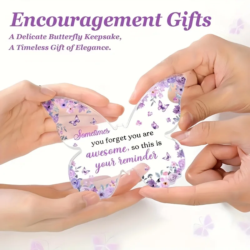 Purple Butterfly Acrylic Wall Decor 4 Purple Butterfly Acrylic Wall Decor - Image 4