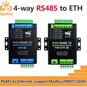 Industrial RS485 to Ethernet Converter with PoE