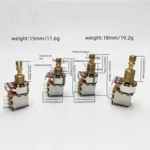 Durable 18mm Brass Split-Shaft Guitar Potentiometer 11 S9835400ed7ea4793bd2d4f662cff4e34m