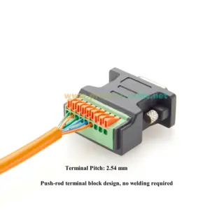 9-Pin Solderless Connector for Industrial Use 9 S984c04d75c22496eacf1bb81a76d323ab