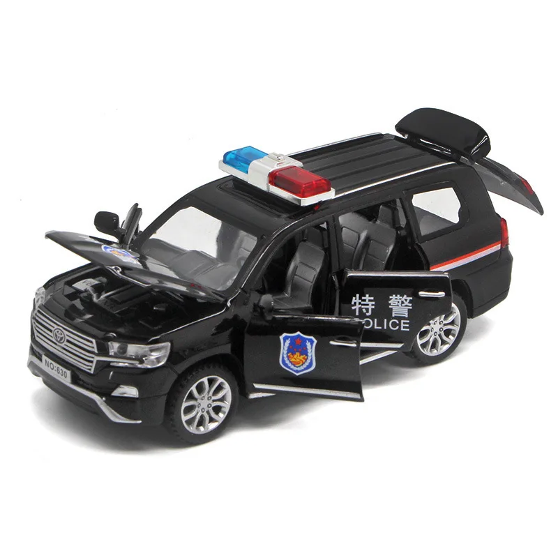 1:32 Toyota Cruiser Police SUV Diecast Model 6 1:32 Toyota Cruiser Police SUV Diecast Model - Image 6