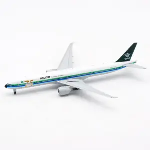Saudia Boeing 777-300ER Diecast Model 1/400 Scale 8 S988b2ce242bb45de9c5e59575ed4c6b3u