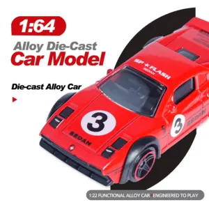 Red 1:64 Diecast Alloy Race Car Model 11 S988baf30c92d47eca27133a4886c3616P