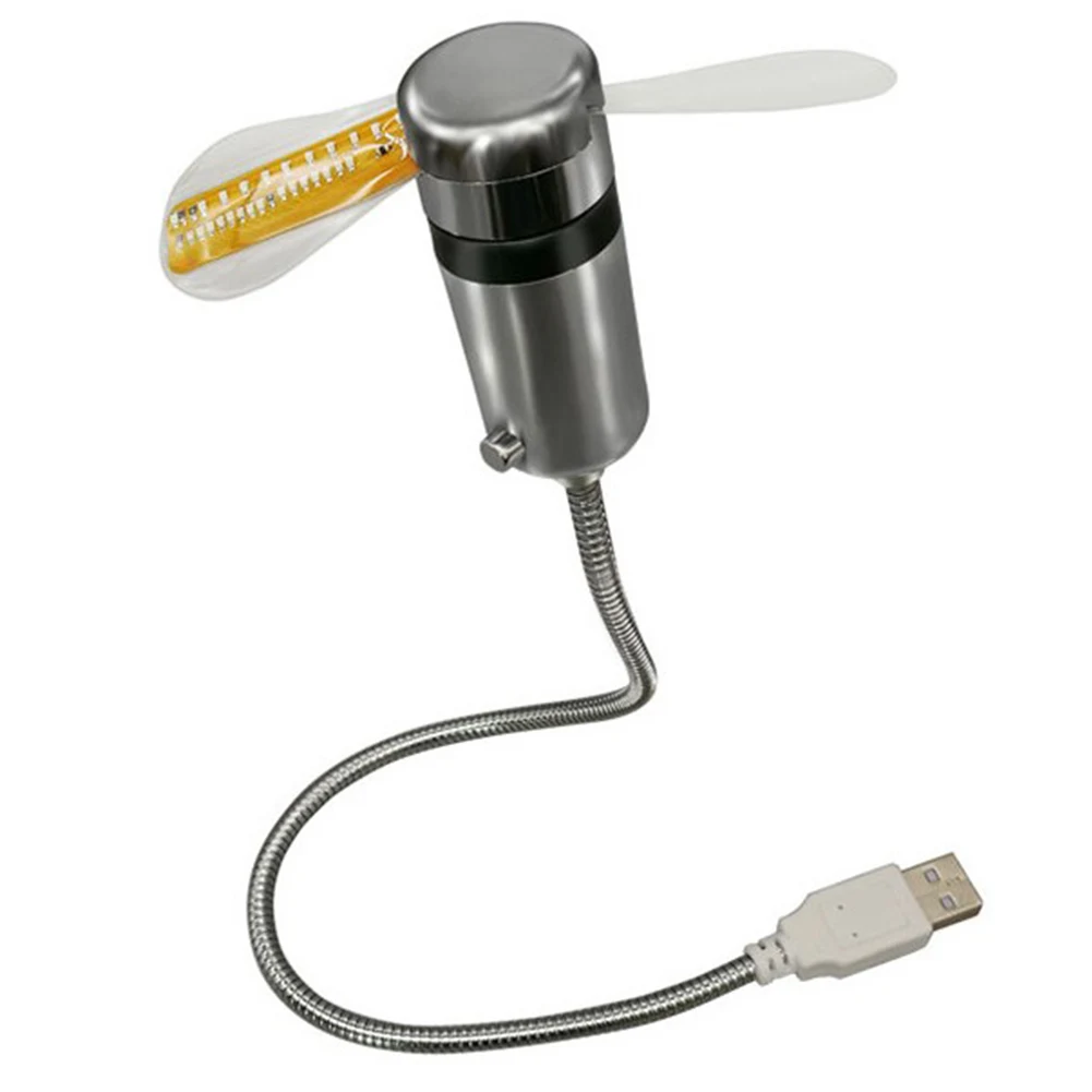 Vibrant LED Clock Fan for Desktop 7 Vibrant LED Clock Fan for Desktop - Image 7