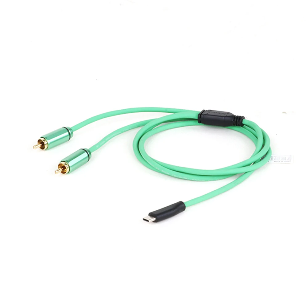 Vibrant Purple USB C to Dual RCA Cable 1m/2m 5 Vibrant Purple USB C to Dual RCA Cable 1m/2m - Image 5