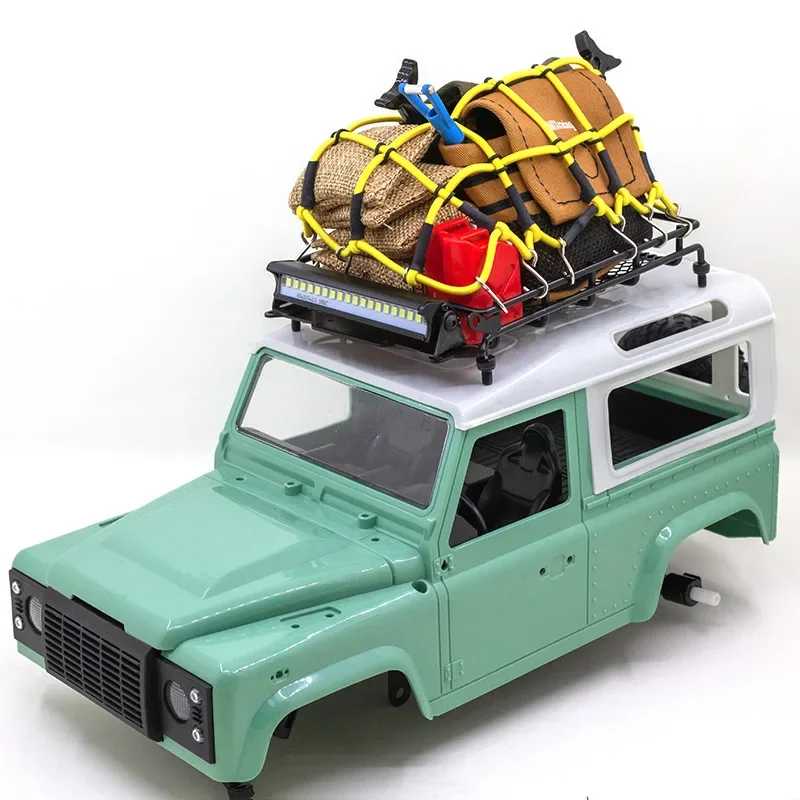 1/12 RC Car Metal Roof Rack with LED Light 4 1/12 RC Car Metal Roof Rack with LED Light - Image 4