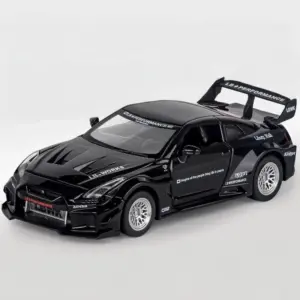 Black Nissan Skyline GTR 1:32 Scale Diecast Model 18 S98cc8cbe98c74908bf6e0da6547a60dfI