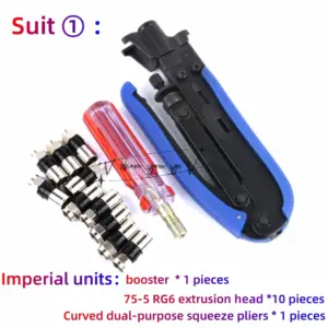 Coaxial Cable Tool Set for RG6 Installations 17 S98df1cacc6014158801d21dbe34edddeA
