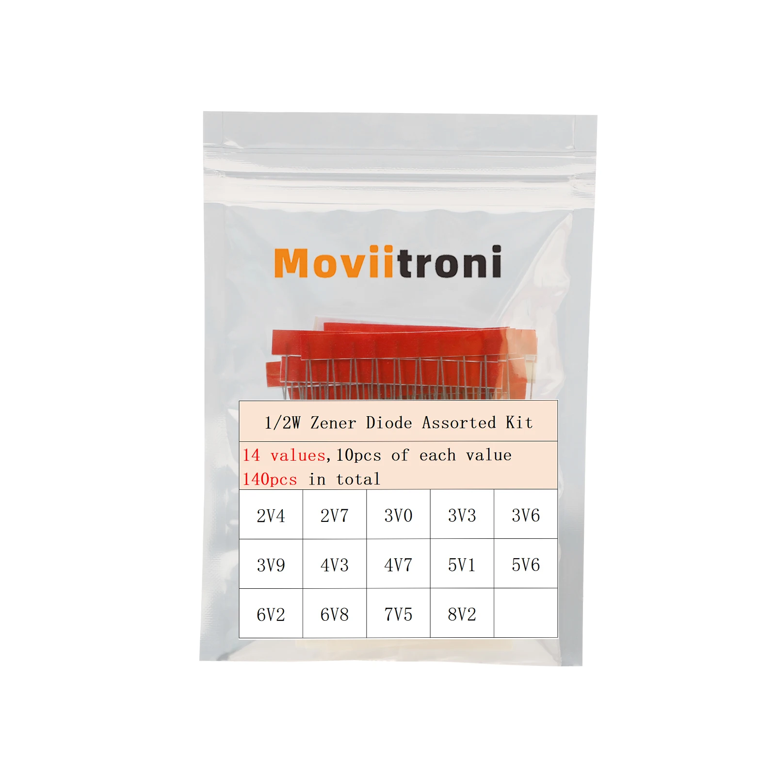 270-Piece Zener Diode Set for Circuits 8 270-Piece Zener Diode Set for Circuits - Image 8