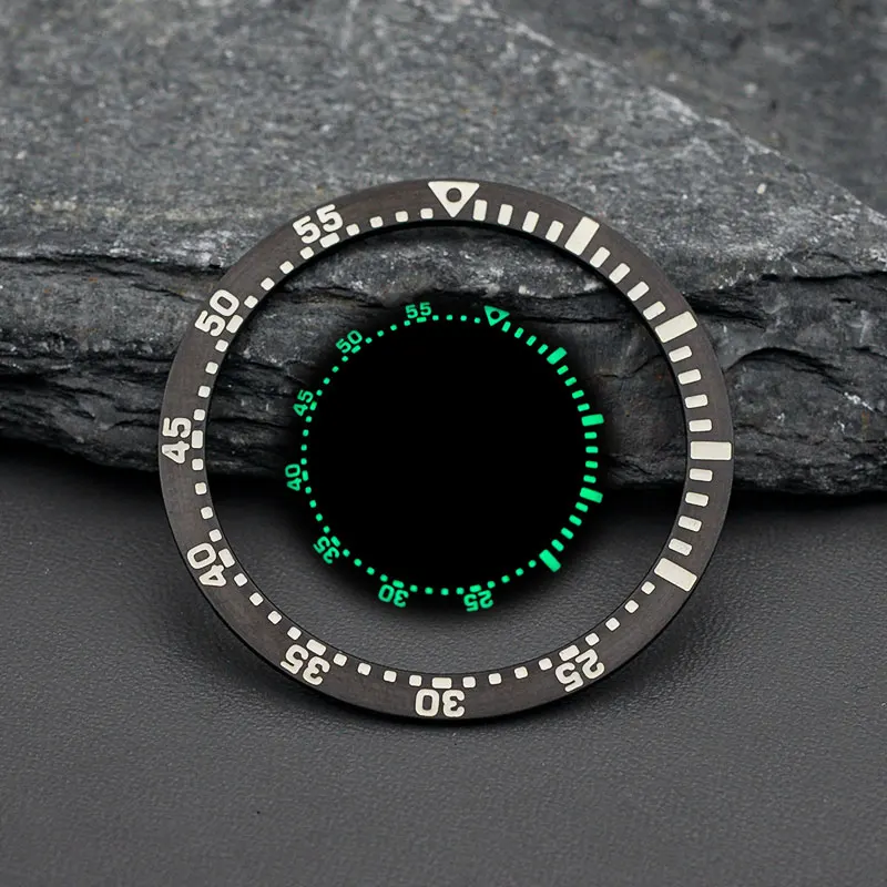 Green Luminous Bezel Insert for Dive Watches 6 Green Luminous Bezel Insert for Dive Watches - Image 6