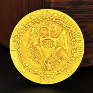 Vintage US 1787 Eagle Copper Coin 8 S9914c105625f4c66bf52c435abc1ee95q