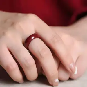 FengShui Cinnabar Ring for Prosperity 12 S991dc9fe628943b0bda210171c5c0a28w