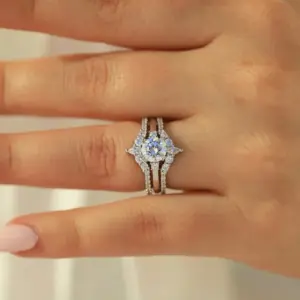 Silver Women's Cocktail Ring Set with Zircon 6 S9925b3ec28634f92a2dd8c2e48e982b9S