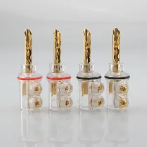 Gold-Plated BFA Banana Plugs for Speakers 8 S9940bef9c434493f8cec83b808935036v