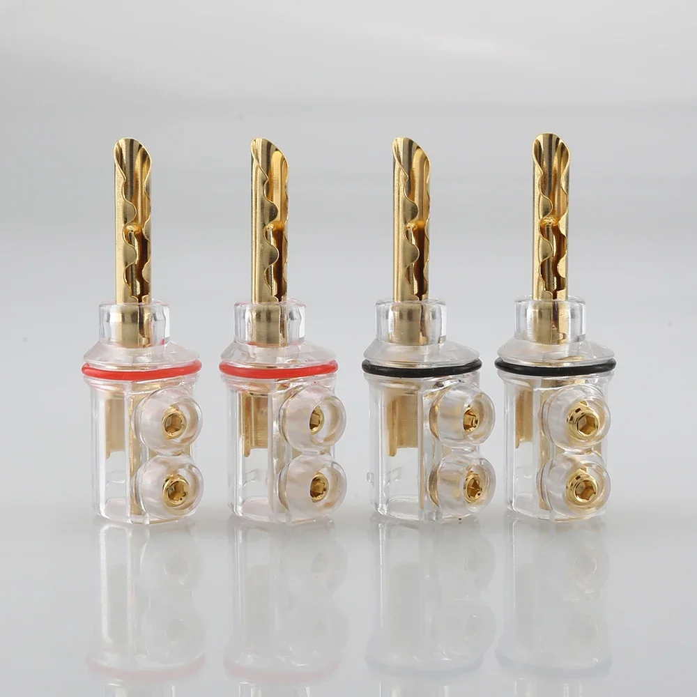Gold-Plated BFA Banana Plugs for Speakers 2 Gold-Plated BFA Banana Plugs for Speakers - Image 2