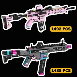 Miniature Assault Rifle Building Block Model