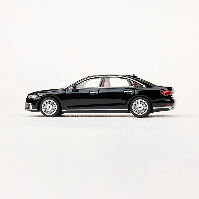 Black Audi A8L 1/64 Diecast Model 2 Black Audi A8L 1/64 Diecast Model - Image 2
