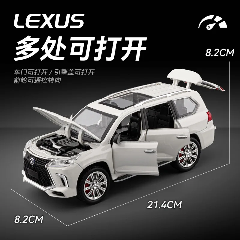 1:24 Alloy Off-Road RC SUV with Sound & Light 4 1:24 Alloy Off-Road RC SUV with Sound & Light - Image 4