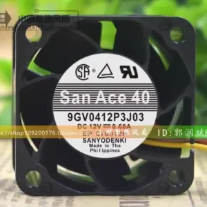 40mm Sanyo 9GV0412P3J03 Cooling Fan